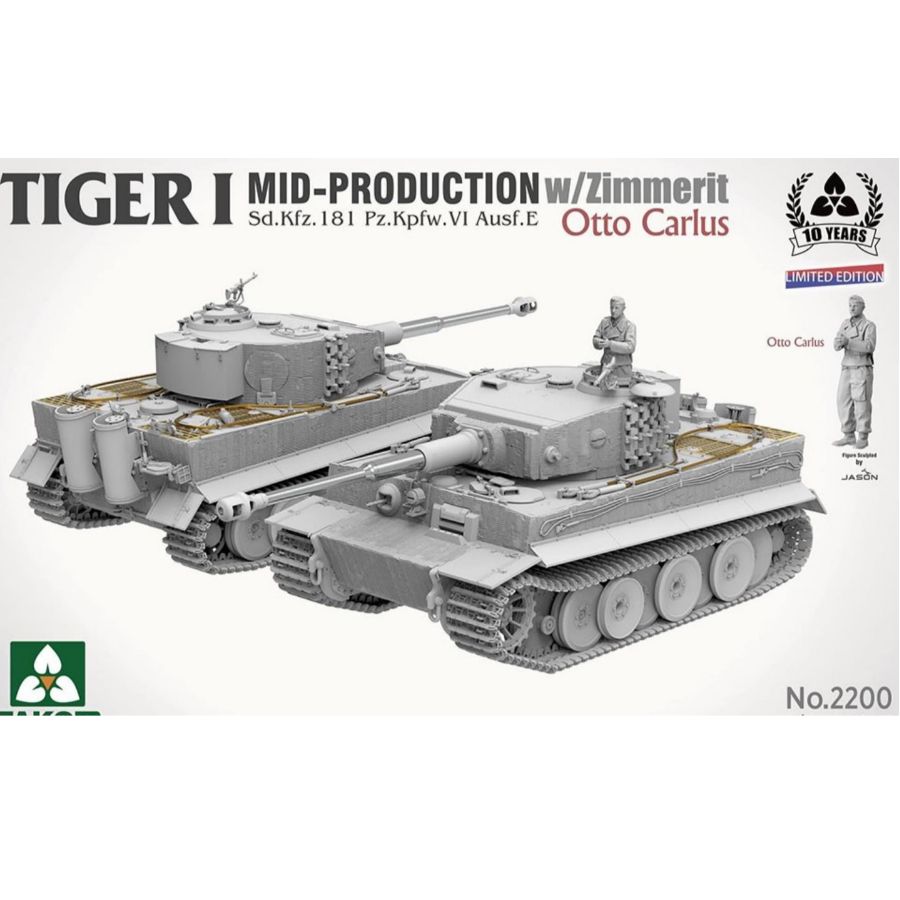 Model Kit History - TAKOM Tiger I Mid Production w/Zimmerit