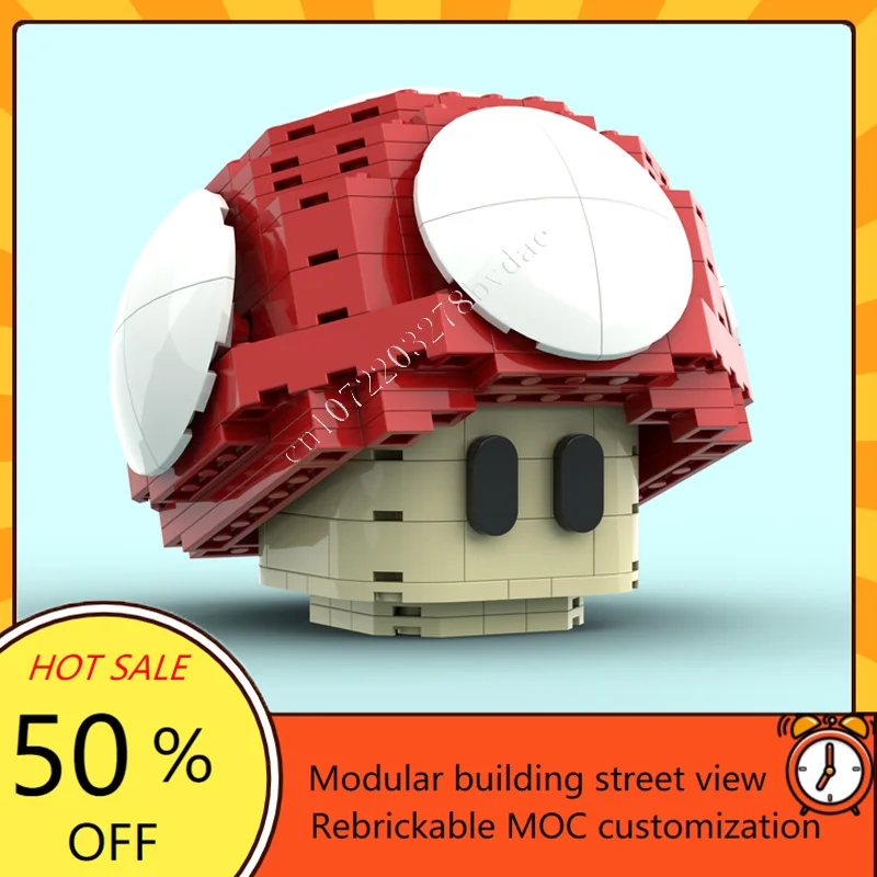 Model Kit Decals - 274PCS MOC Life-Sized Sculpture Series Mushroom