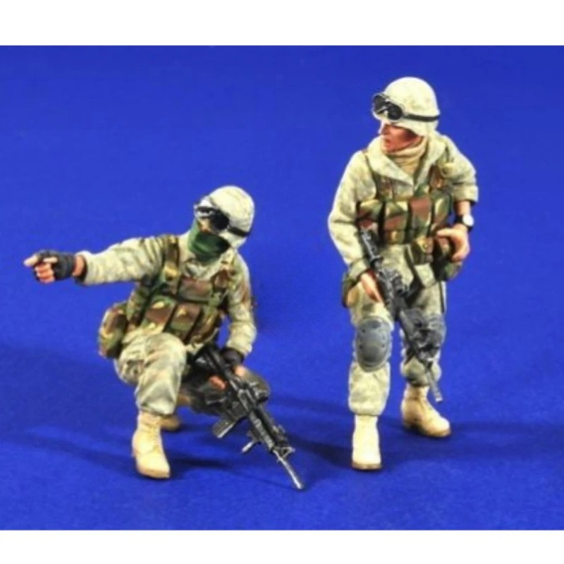Model Kit History - 1/35 Scale Resin Soldier Assembled Model