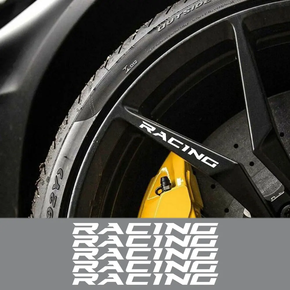 Model Kit Bmw - 5PCS Car Wheels Rim Stickers Racing