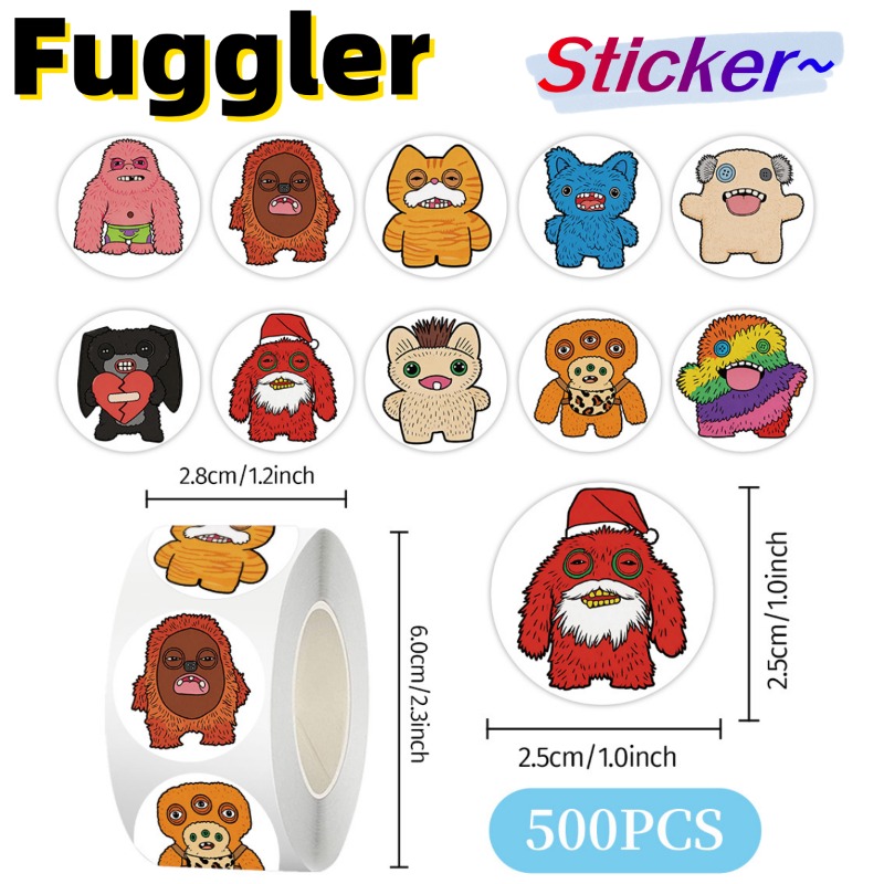 Model Kit Game - New Fuggler two-dimensional roll stickers animation