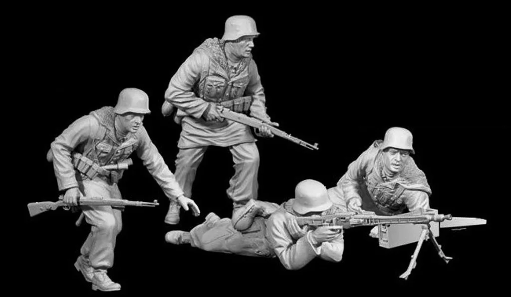 Model Kit History - 1/35 Scale Diecast Resin Figure Model