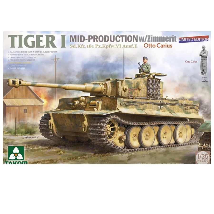 TAKOM Tiger I Mid Production w - огляд і ціна Model Kit History