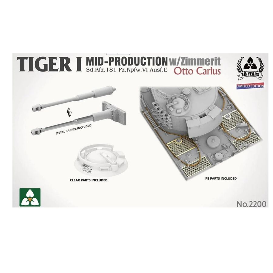 TAKOM Tiger I Mid Production w - огляд і ціна Model Kit History