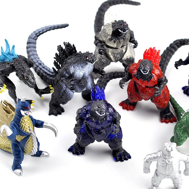 10pcs/set Godzilla Movie Perip - огляд і ціна Model Kit Game