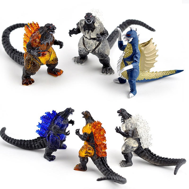 10pcs/set Godzilla Movie Perip - огляд і ціна Model Kit Game