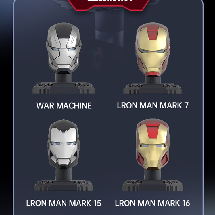 Original Iron Man Helmet Mask  - огляд і ціна Model Kit Code Geass