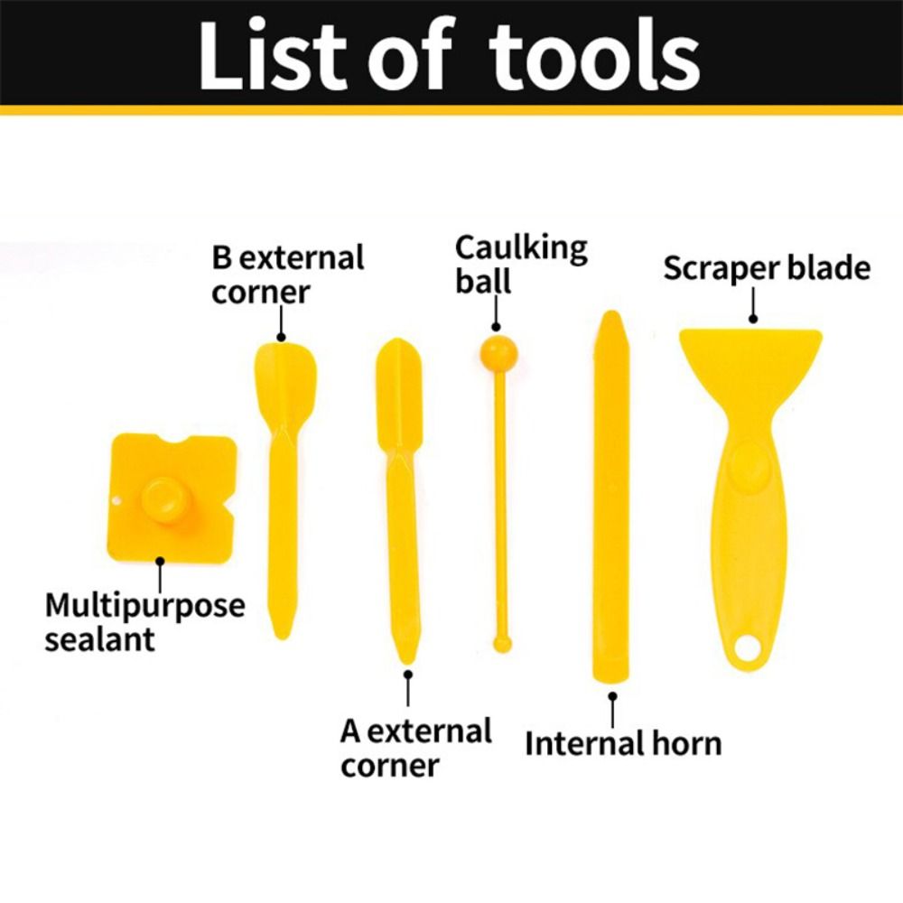 6PCS/Set High Quality Silicone - огляд і ціна Seam Scraper Tool