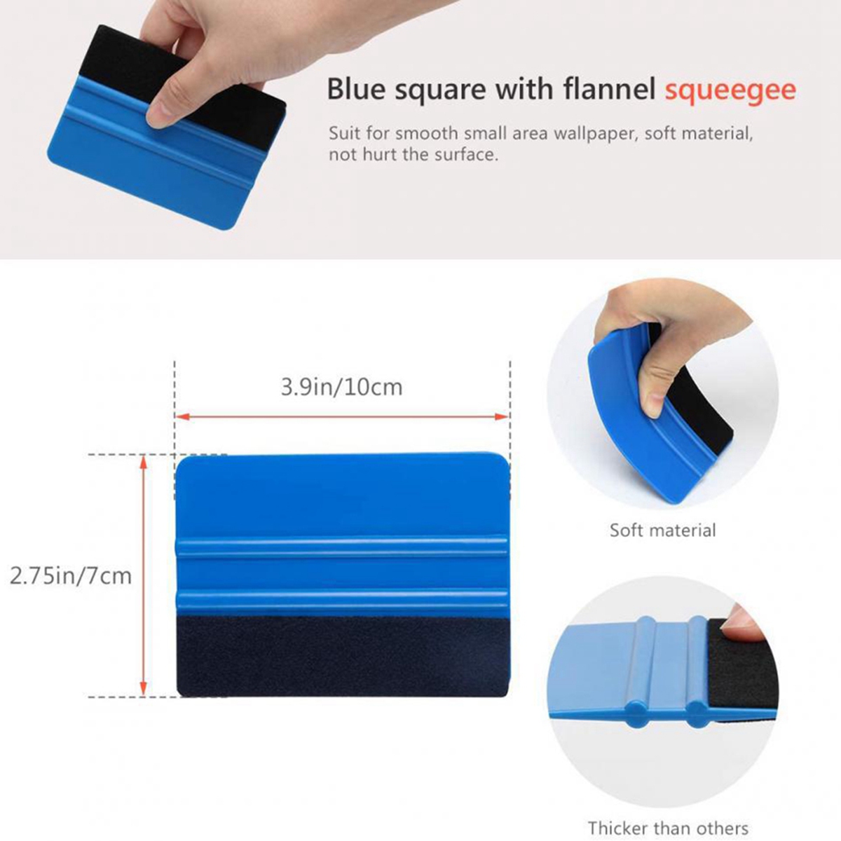 16-Piece Set Of Car Film Wallp - огляд і ціна Seam Scraper Tool