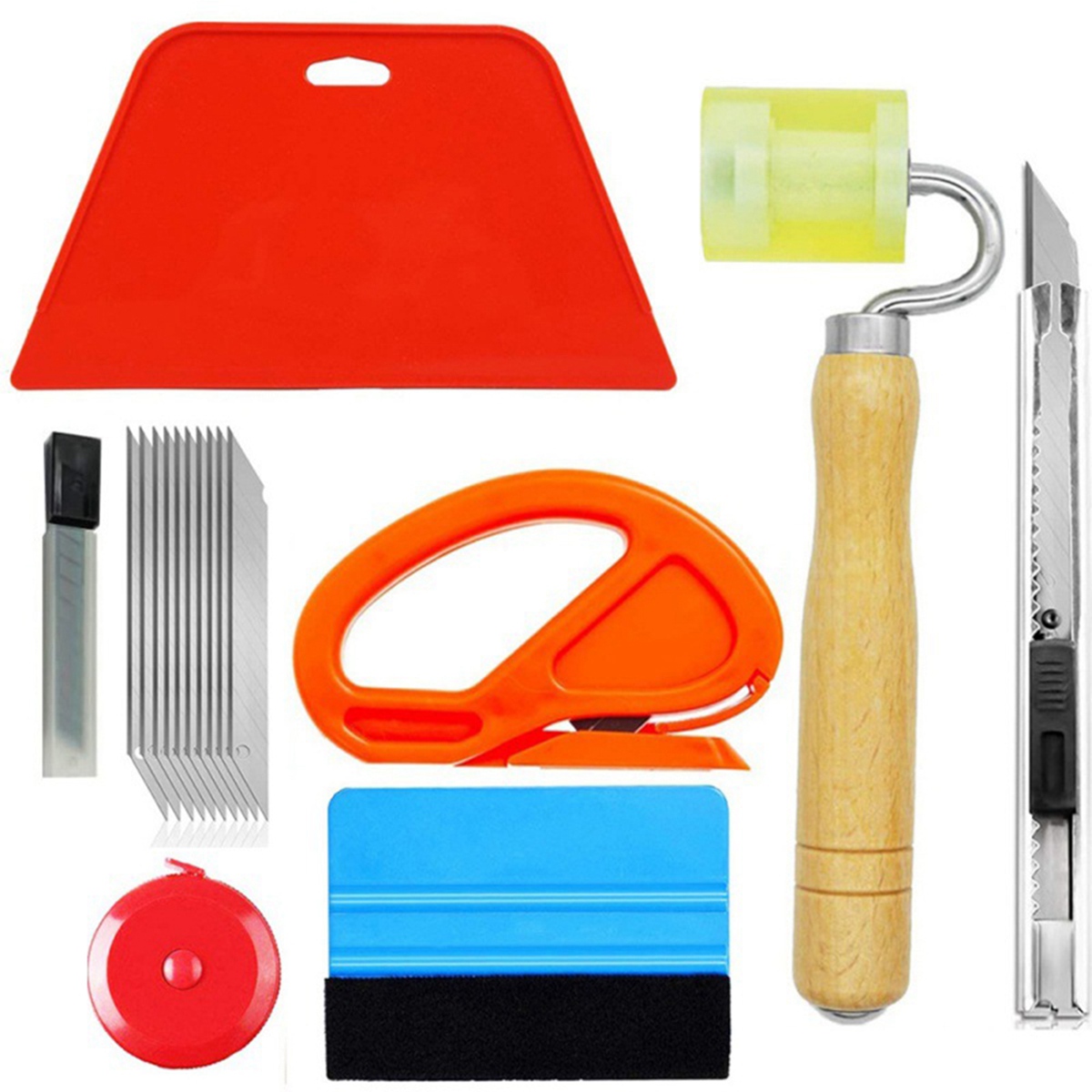 16-Piece Set Of Car Film Wallp - огляд і ціна Seam Scraper Tool