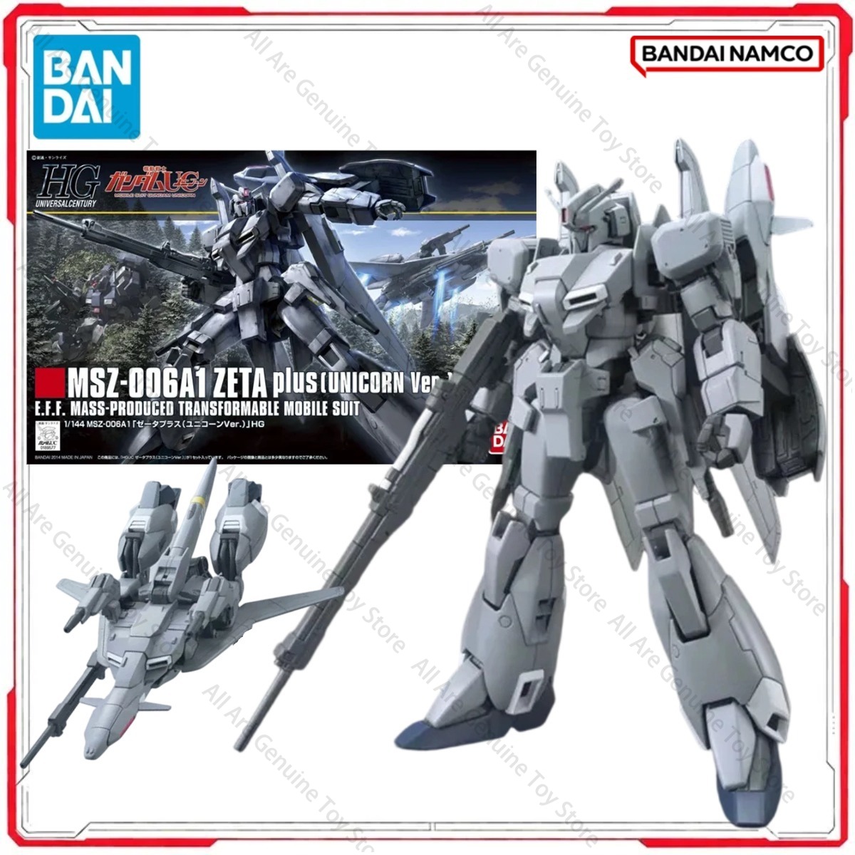 Genuine Bandai Original Gundam - огляд і ціна Model Kit Zeta Gundam
