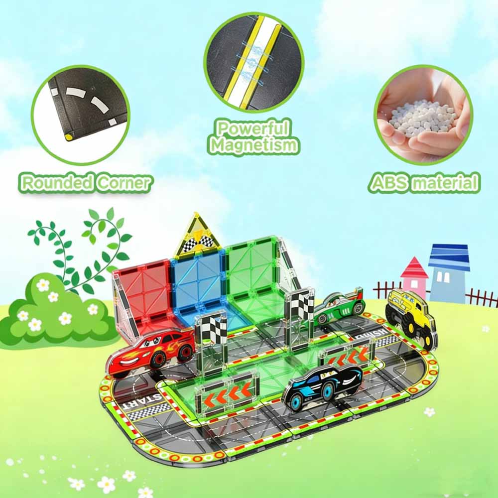 32PCS Magnetic Building Tiles  - огляд і ціна Model Kit Runner