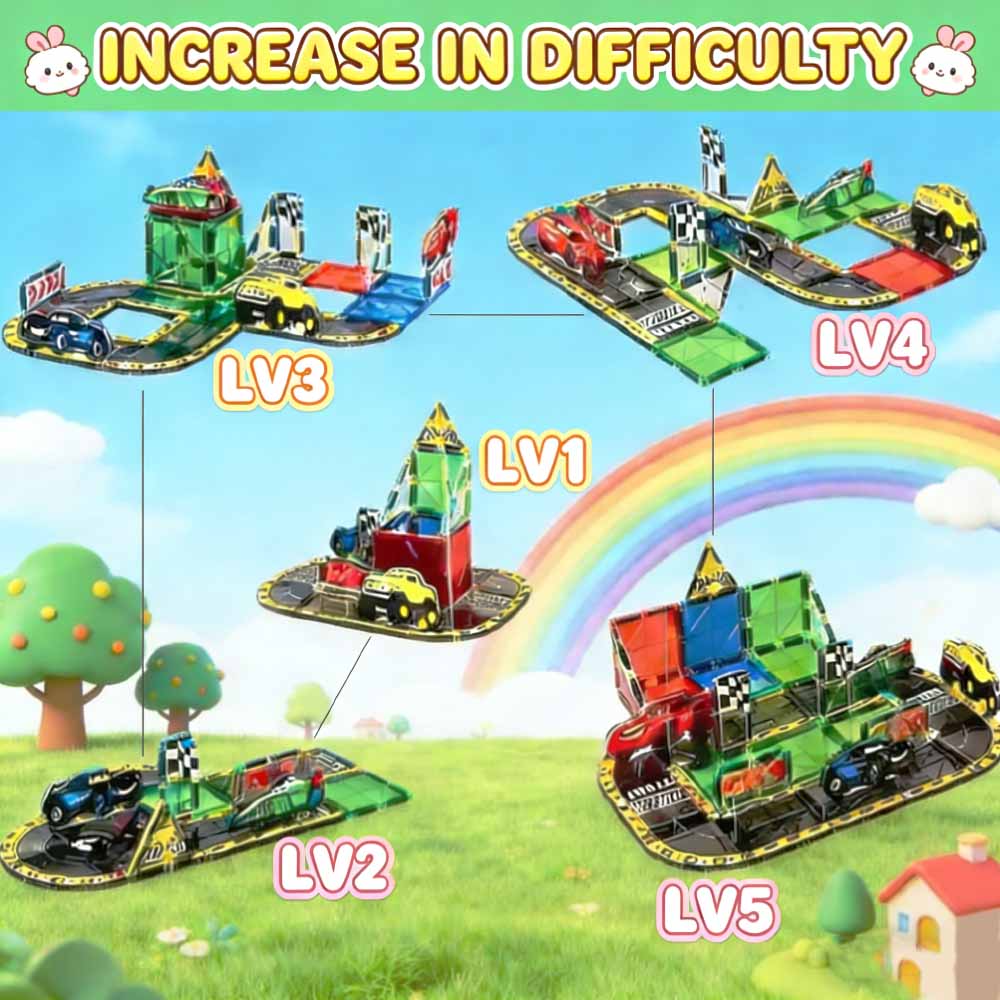 32PCS Magnetic Building Tiles  - огляд і ціна Model Kit Runner