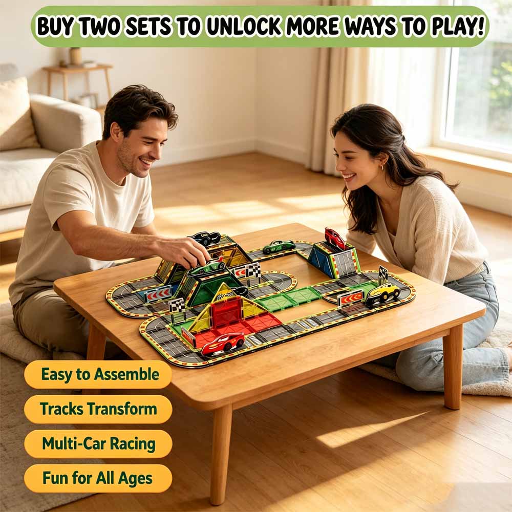32PCS Magnetic Building Tiles  - огляд і ціна Model Kit Runner