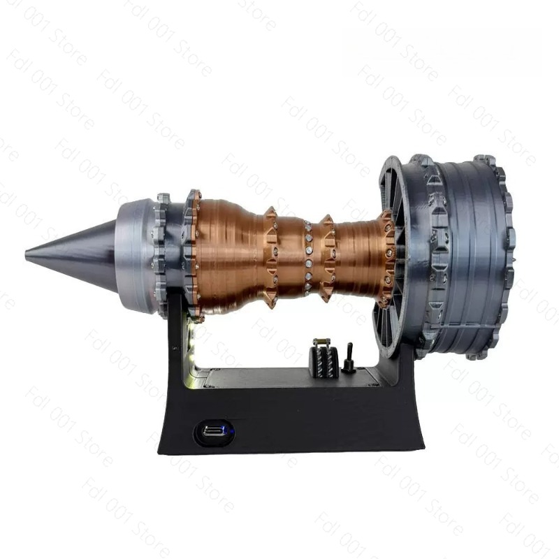 25cm Turbofan Engine Model Kit - огляд і ціна Model Kit Jet Engine