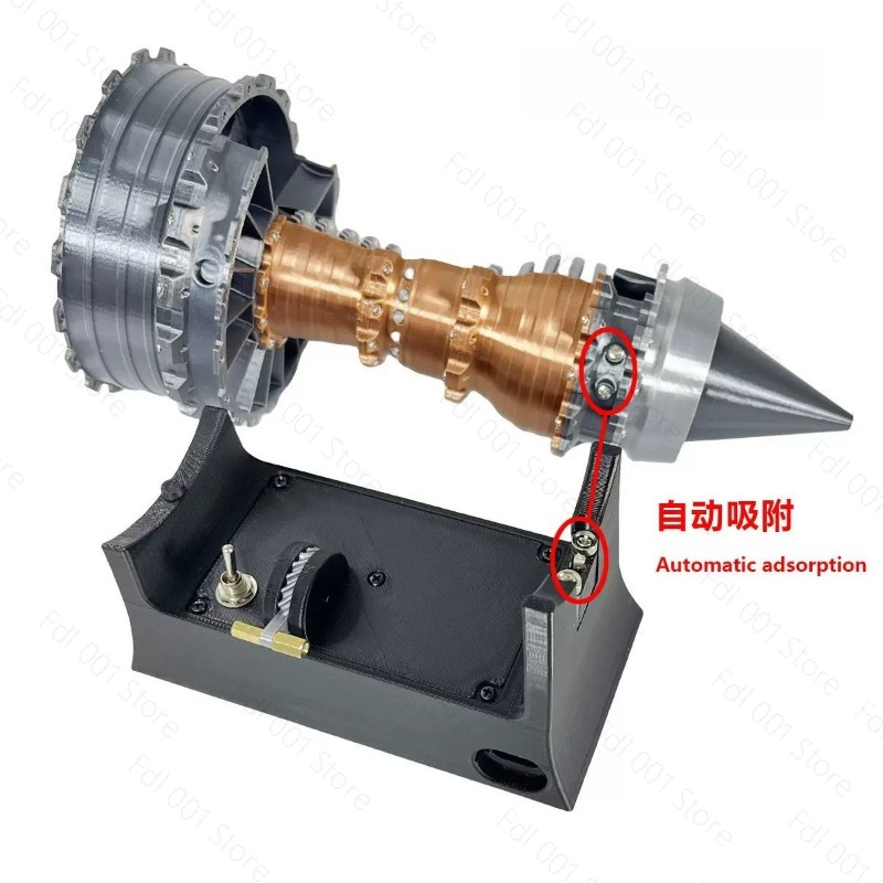 25cm Turbofan Engine Model Kit - огляд і ціна Model Kit Jet Engine