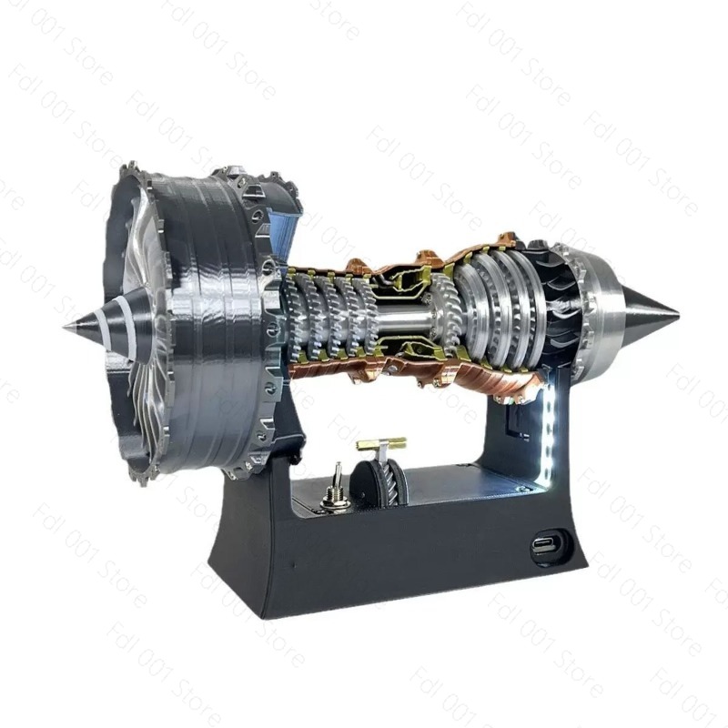 25cm Turbofan Engine Model Kit - огляд і ціна Model Kit Jet Engine