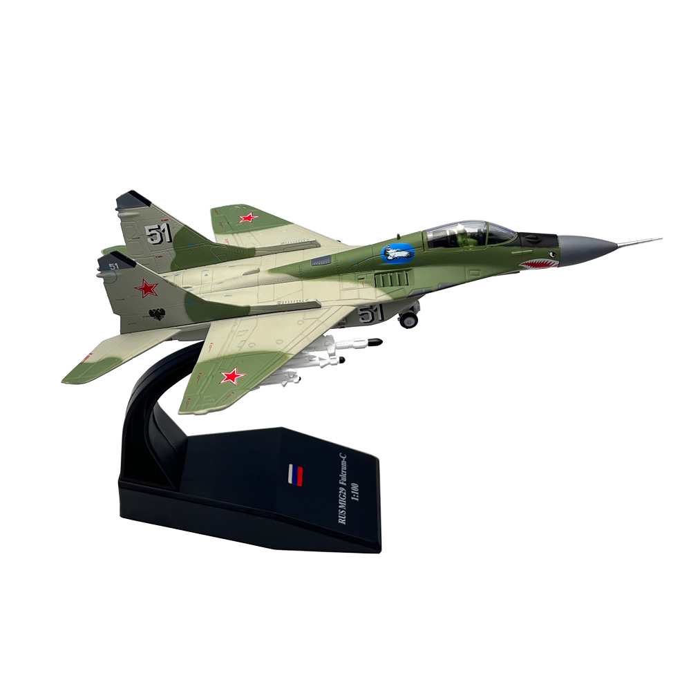 1/100 Scale Russian MIG-29 Mig - огляд і ціна Model Kit Aircraft
