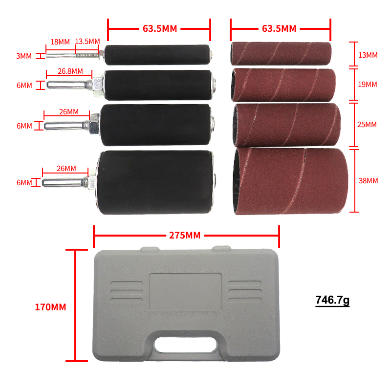 Sanding Drum with Case 20pcs S - огляд і ціна Sanding Stick Set