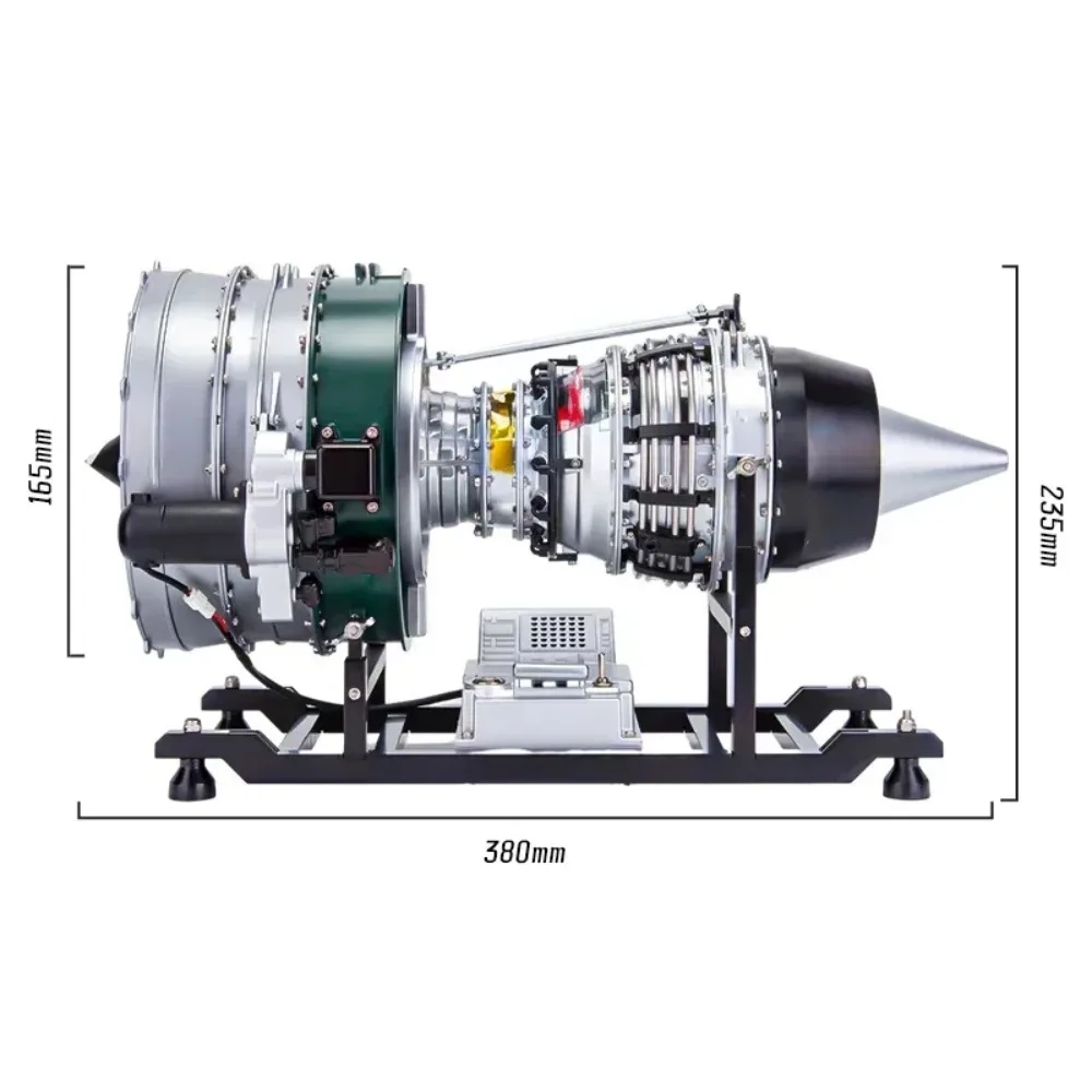 NF TECHING 1/10 Metal Jet Turb - огляд і ціна Model Kit Jet Engine