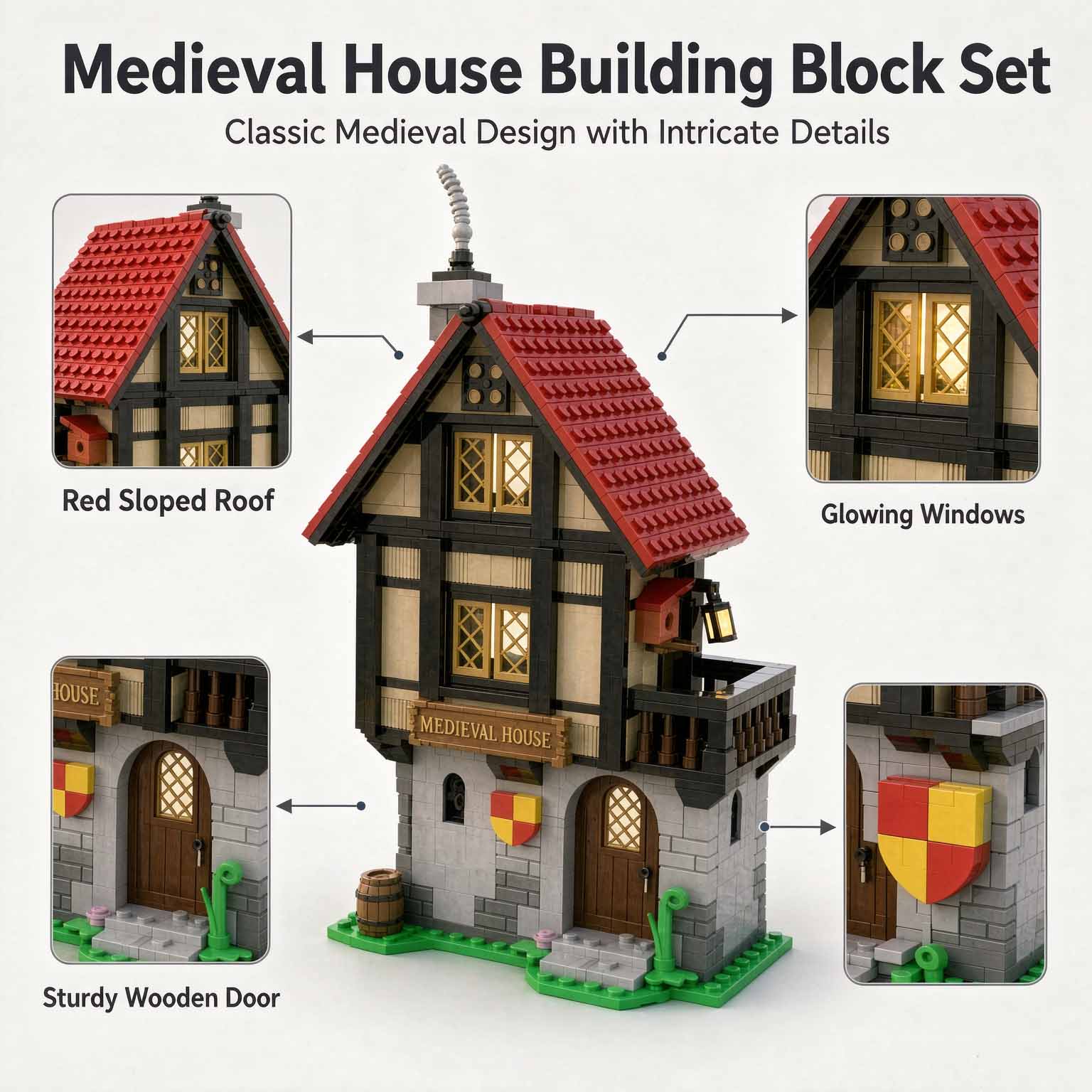 MOC-82740 Medieval House Build - огляд і ціна Model Kit Chemistry