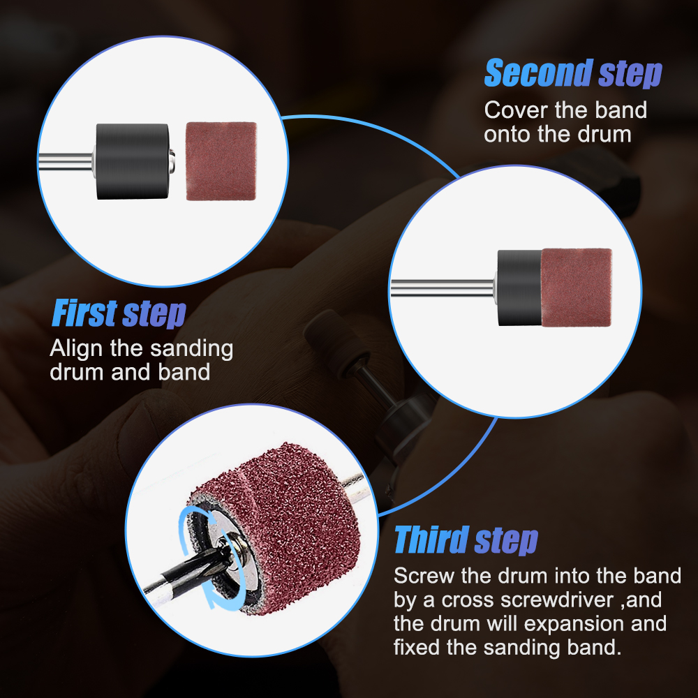 CMCP Sanding Drum Set 60/80/10 - огляд і ціна Sanding Stick Set