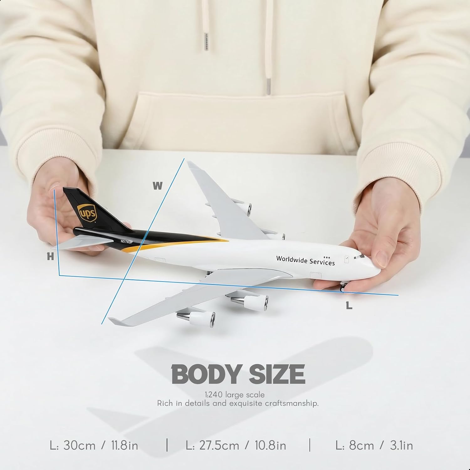 30cm Airplane Models UPS B747  - огляд і ціна Model Kit Aircraft