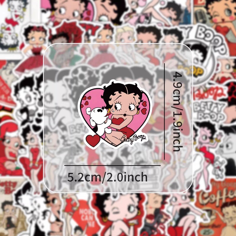 New 50PCS Betty Boop Sticker A - огляд і ціна Model Kit Game