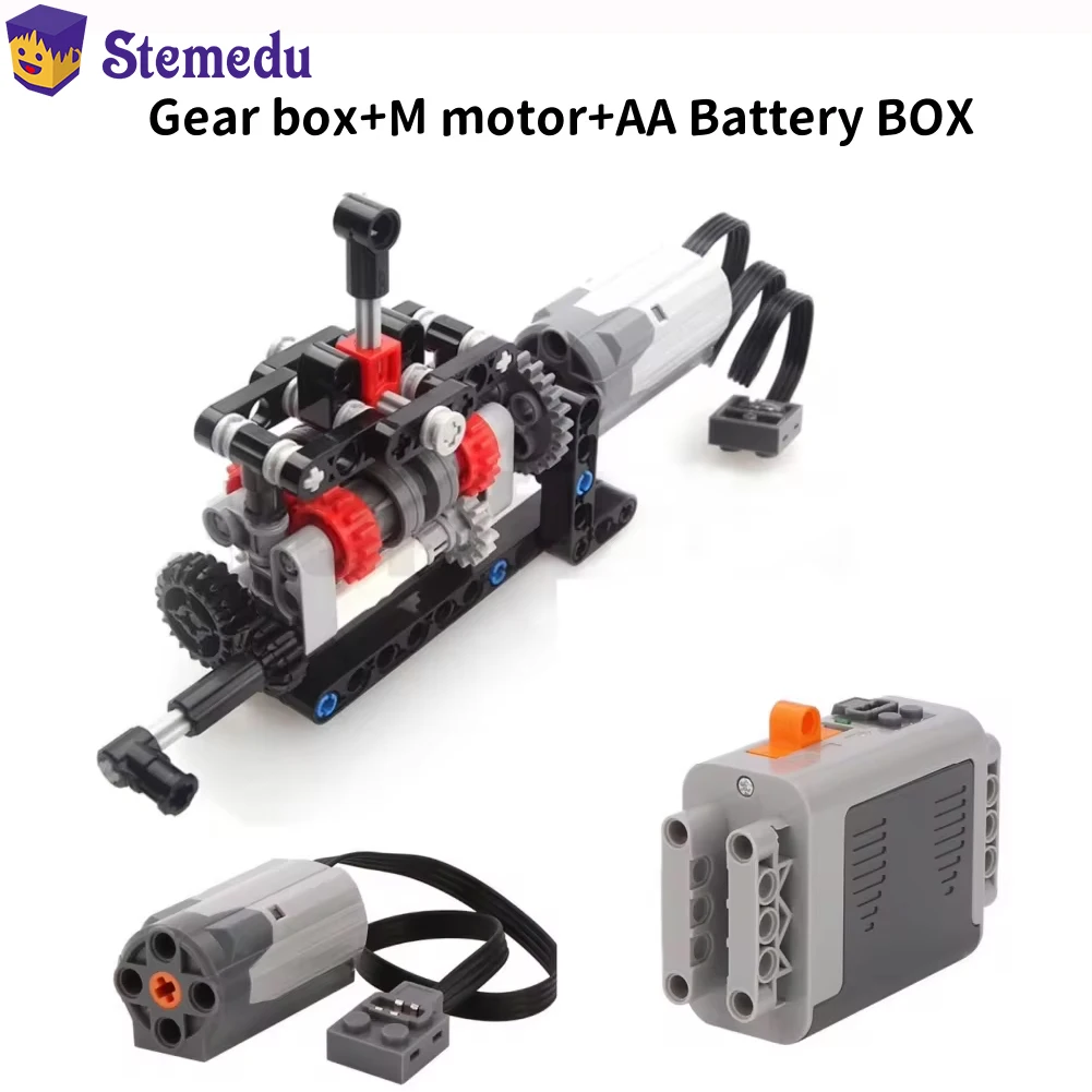 MOC High-tech 4 Speeds Gearbox - огляд і ціна Model Kit Chemistry