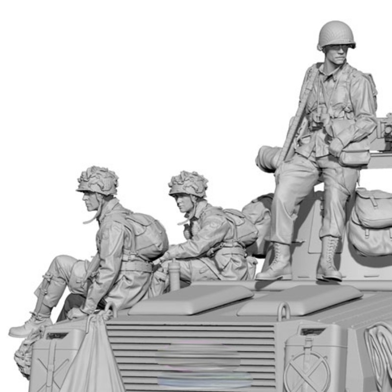 1/35 US Army Resin Figure Asse - огляд і ціна Model Kit History