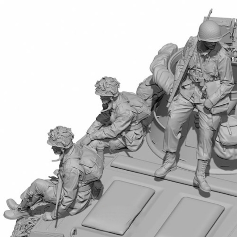 1/35 US Army Resin Figure Asse - огляд і ціна Model Kit History