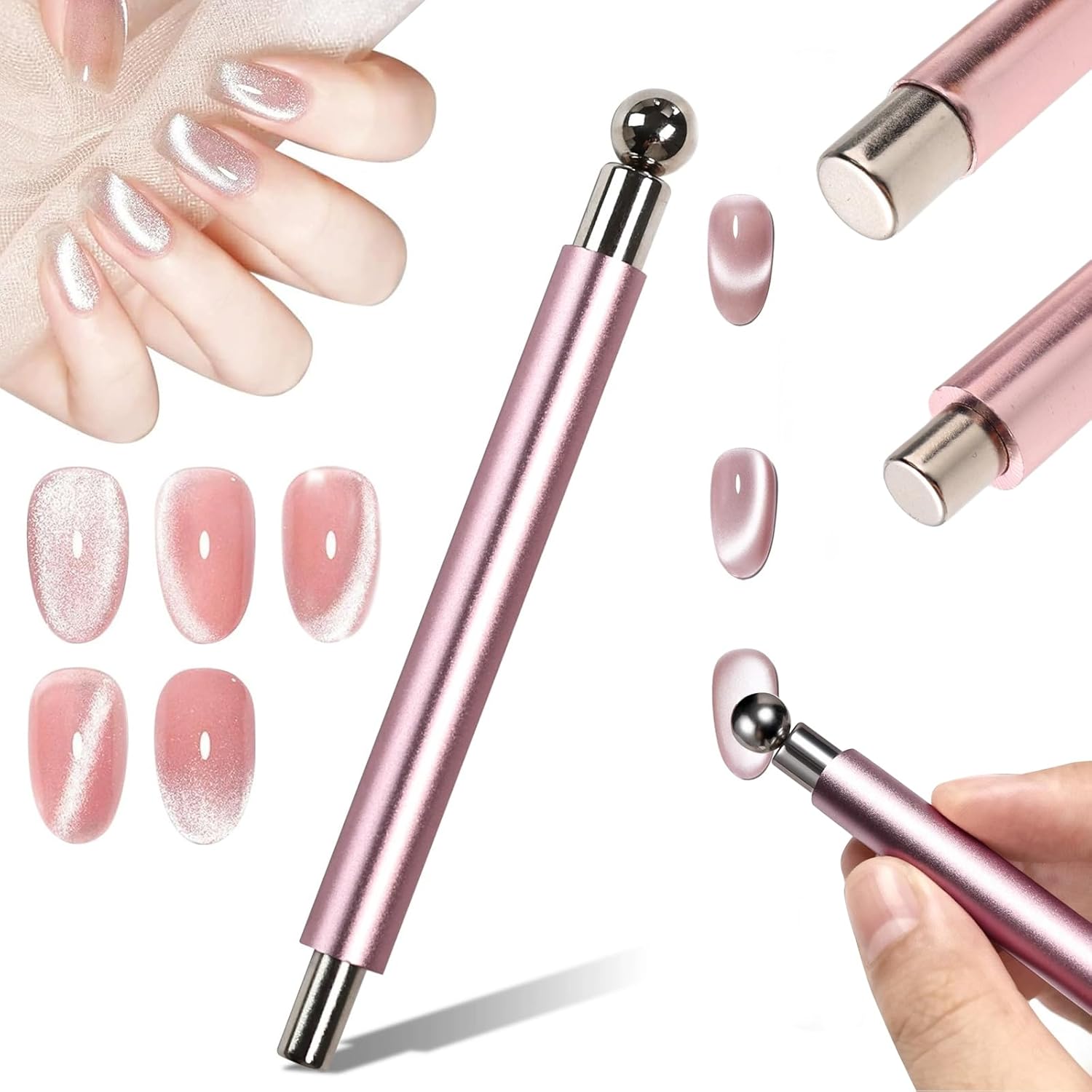 1/2Pcs Cat Eye Magnetic Ball W - огляд і ціна Sanding Stick Set