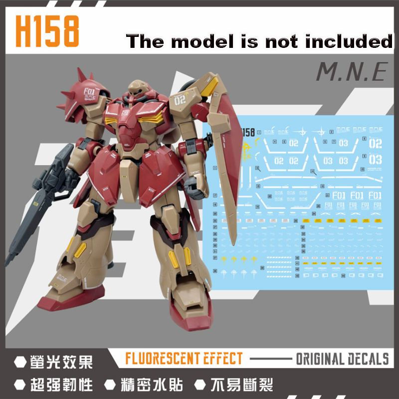 New Master Decal H158 for HGUC - огляд і ціна Model Kit Decals