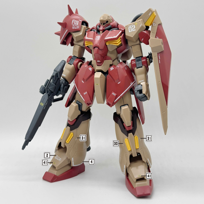 New Master Decal H158 for HGUC - огляд і ціна Model Kit Decals
