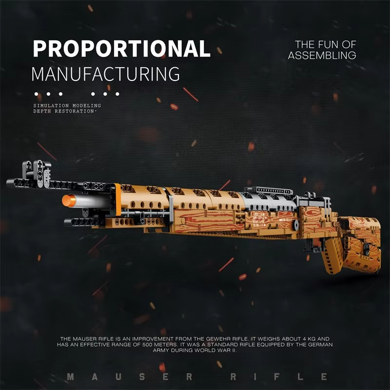 MOC Tactical Rifle Building Bl - огляд і ціна Model Kit Chemistry