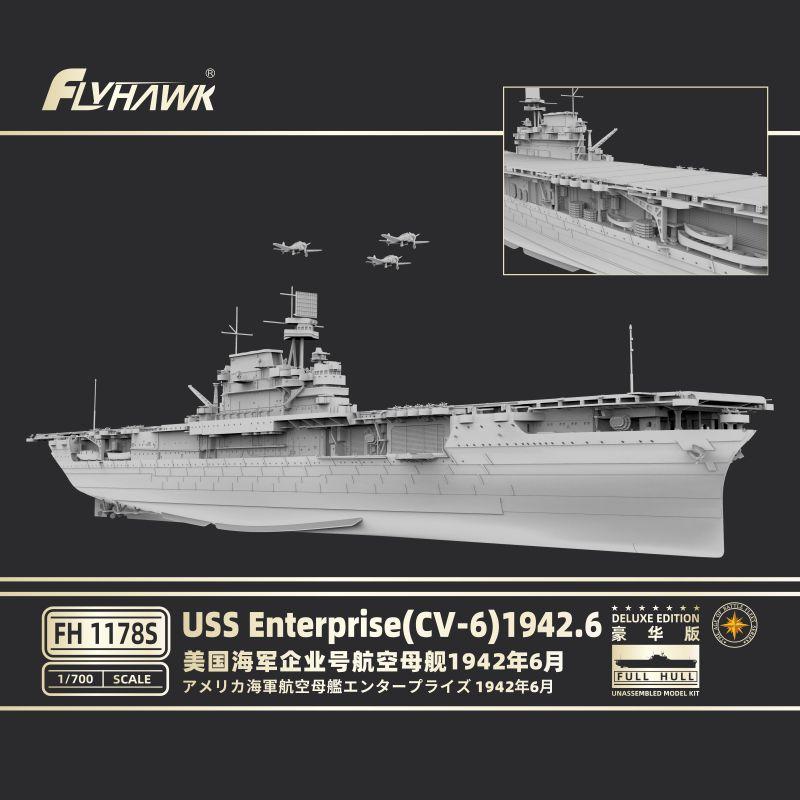 FLYHAWK FH1178S 1/700 Scale US - огляд і ціна Model Kit Uss Enterprise