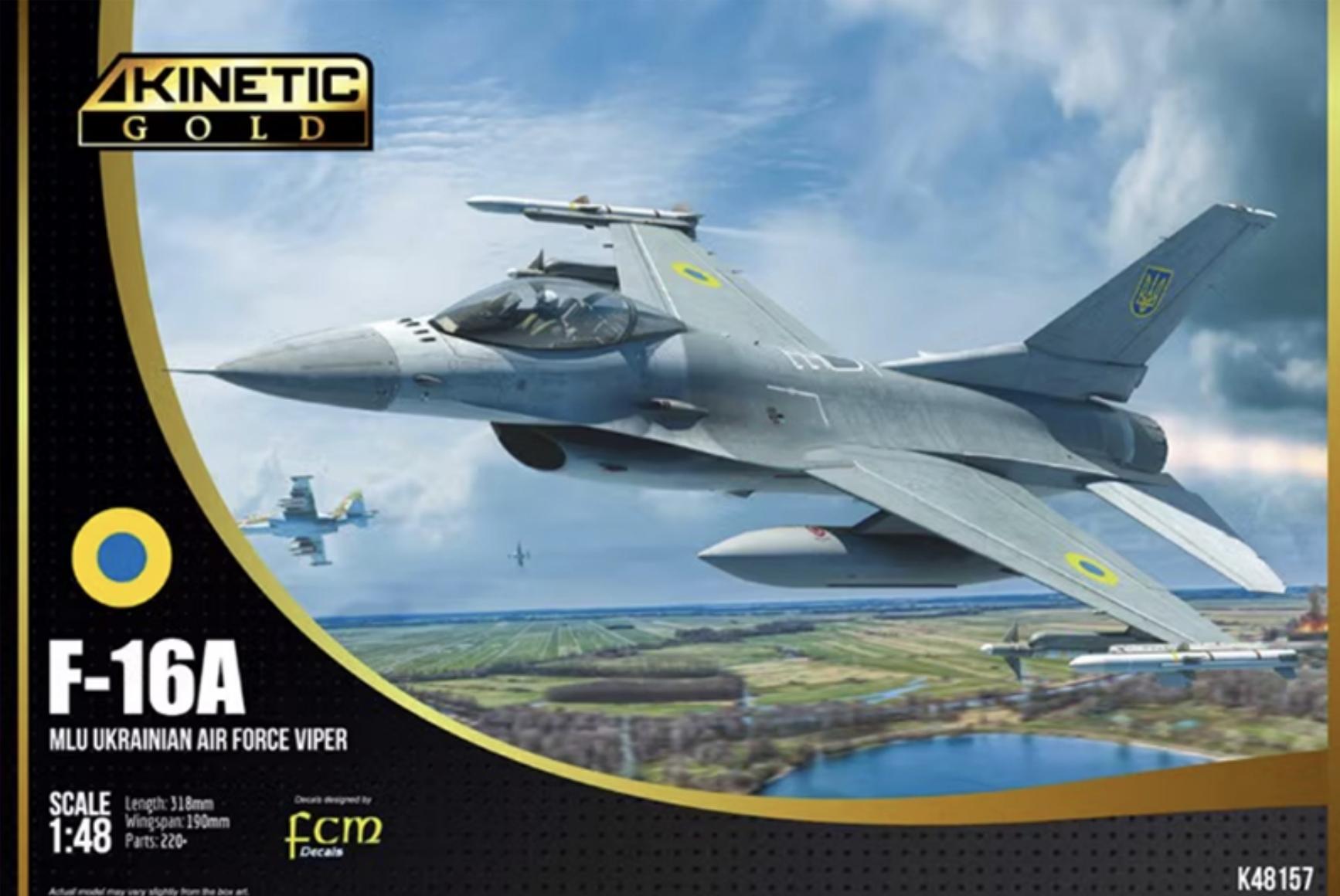 KINETIC K48157 1/48 F-16A MLU  - огляд і ціна Model Kit Spitfire