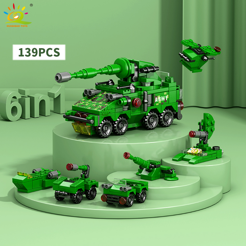 HUIQIBAO 6IN1 City Engineering - огляд і ціна Model Kit Zhao Yun