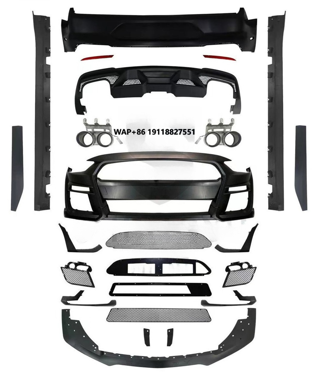 Car Body Kit for Mustang 2018- - огляд і ціна Model Kit Mustang