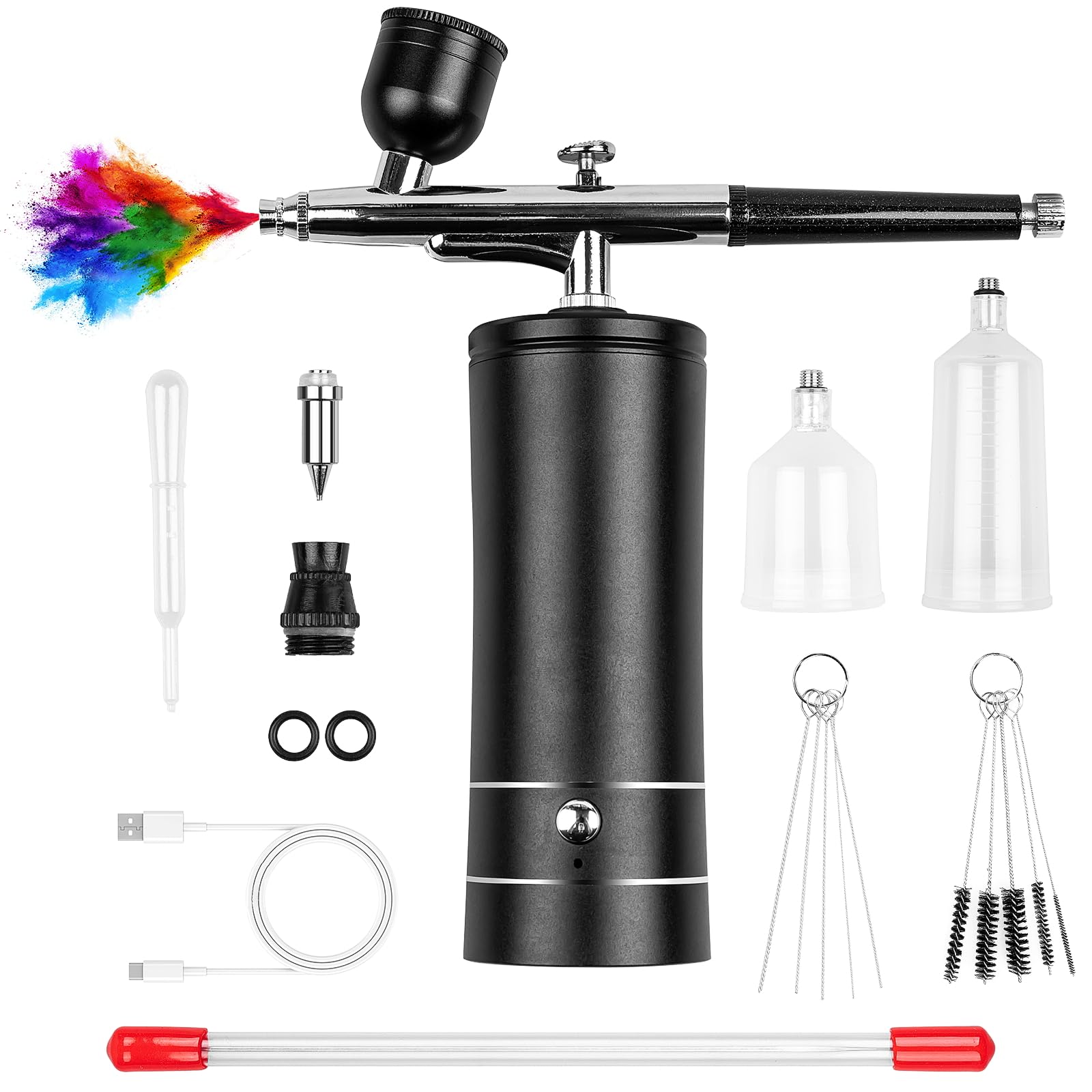 Airbrush Kit Rechargeable Cord - огляд і ціна Airbrush Compressor Kit