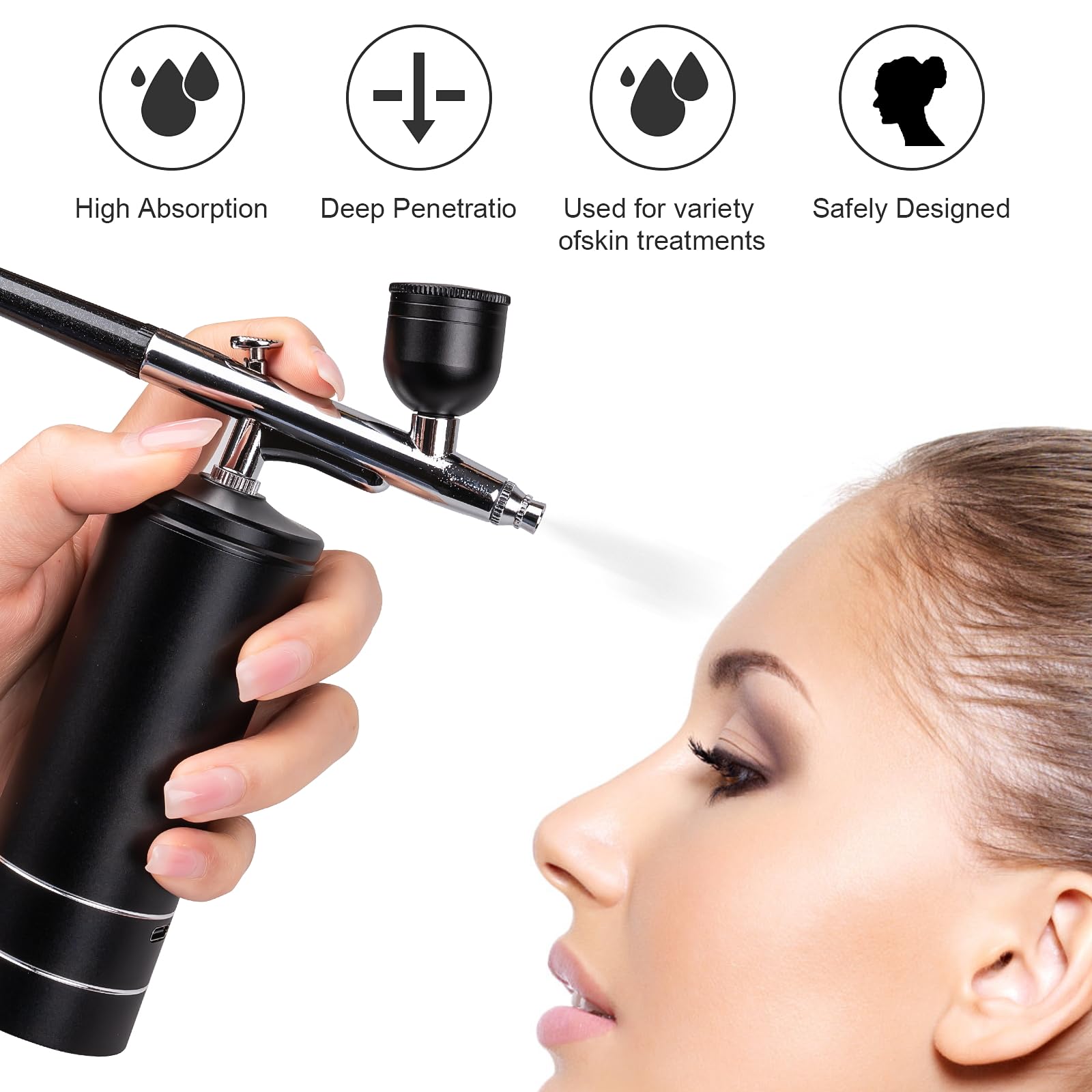 Airbrush Kit Rechargeable Cord - огляд і ціна Airbrush Compressor Kit